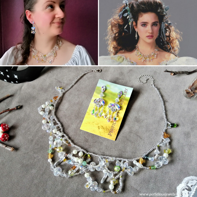 PictureMaking Sarah's Masquerade Jewellery from Labyrinth - A Cosplay Commission by Perfidious Jewellery