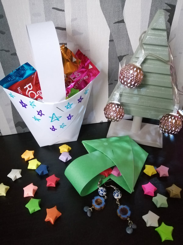 Easy peasy DIY origami paper gift bag instruction guide
